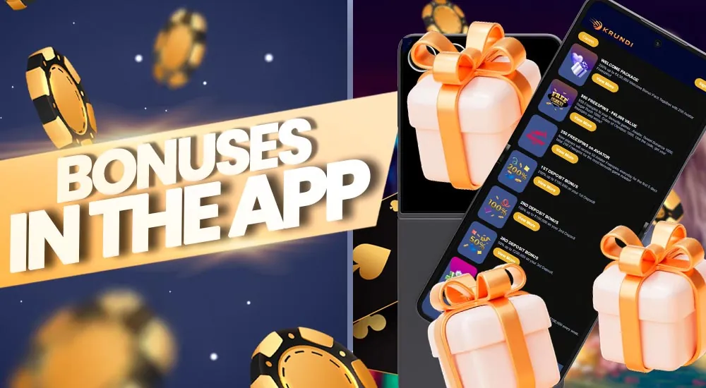 Casino bonuses for the app on your phone.