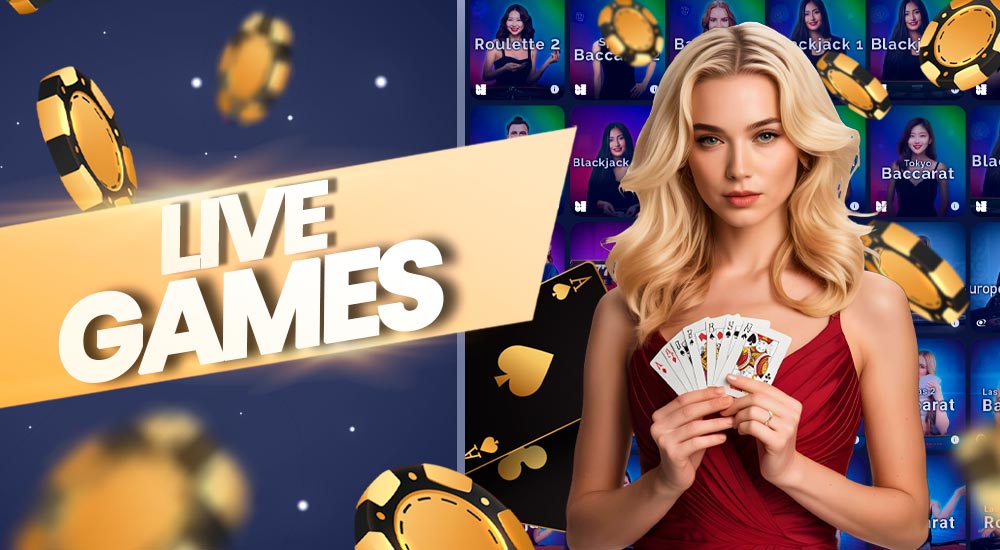 The best live casino games at Krundi.