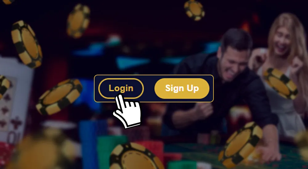 Button to log in to your account.